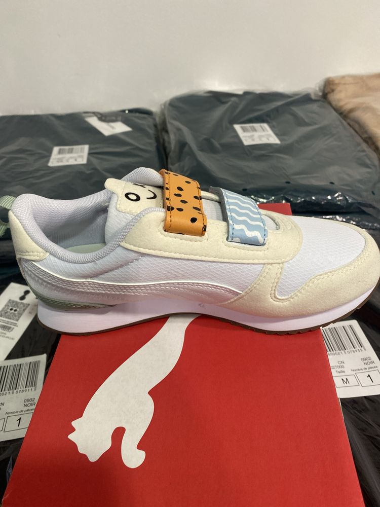 Calcado Puma Mulher Branco Bege Tamanho 35