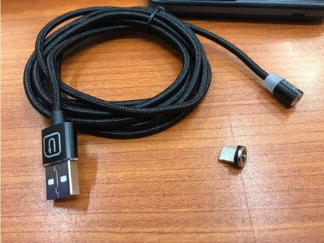 Cabo Magnético Micro USB / Lightning - Quick 4.0 (NOVO)