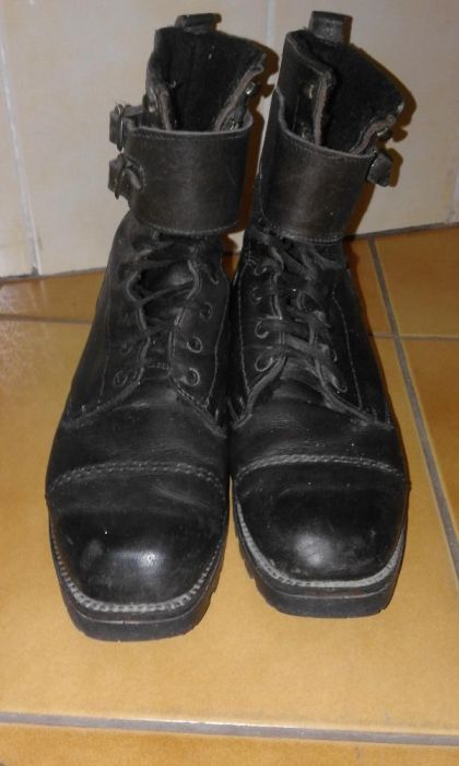 Buty czarne skórzane skóra naturalna r.39