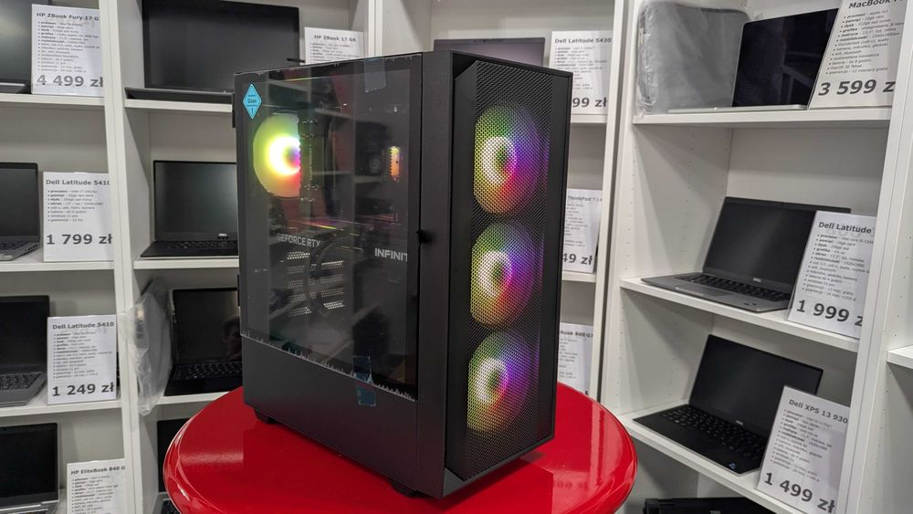 Nowy Komputer Gamingowy Ryzen 7 8700f 32GB DDR5 2TB RTX 5070