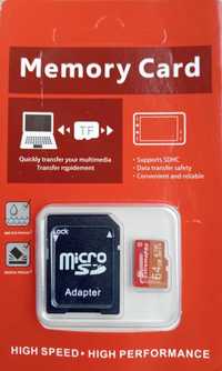 Cartão MicroSD 64 GB + Adaptador SD