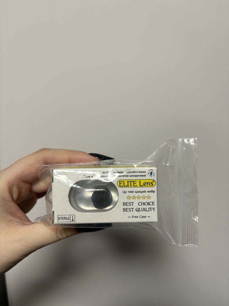 Черные линзы Elite Lens