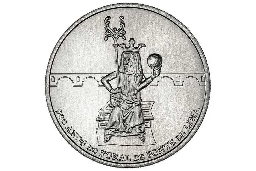 Moeda Comemorativa 900 anos do foral de Ponte de Lima