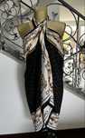 Chusta lniana szal pareo sarong z lnu len 180 cm x 90 cm plaża lato