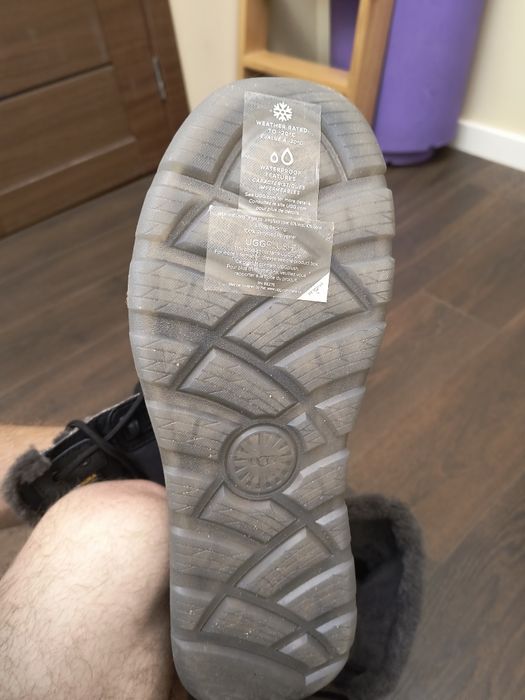 Чоловічі зимові чоботи Уггі CORDURA UGG 45 30 см Чорні