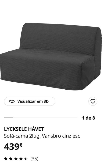 Sofá cama - Ikea - cama 140x190