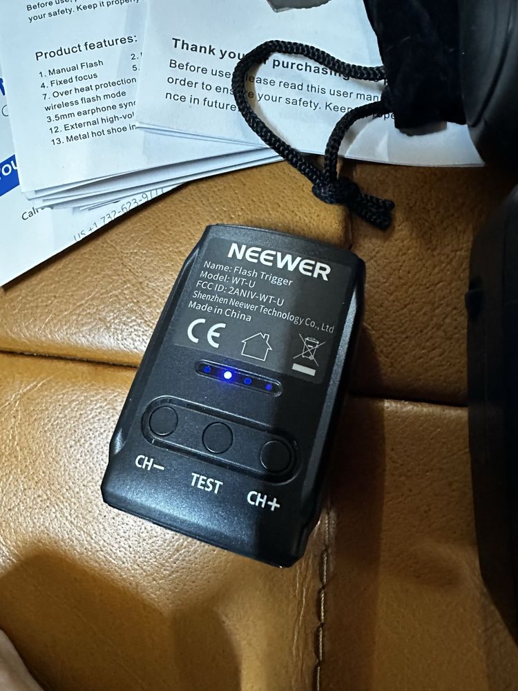 Бездротовий спалах Neewer nw580 2,4G і 15-канальним передавачем