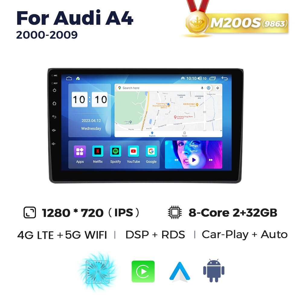 Штатна магнітола Audi A4 B6 B7 Android GPS навігація АУДІ