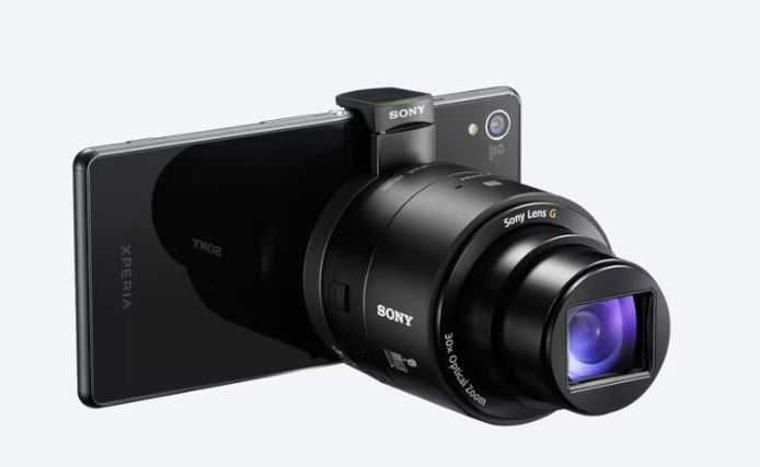 Maquina fotografica/video wifi Sony dsc-qx30 completa.