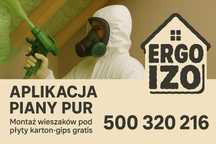 Ocieplenie poddasza, Piana PUR, Ocieplenie hali, izolacja natryskowa,