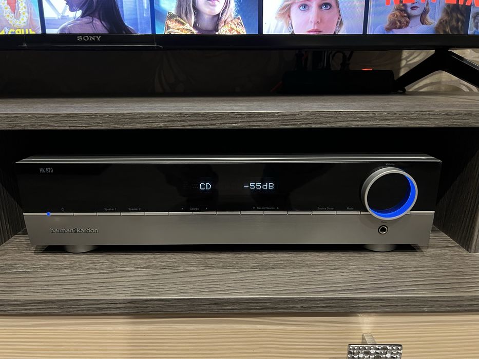 Стерео усилитель Harman Kardon HK970 с оригинальным ДУ (2x100 Вт)
