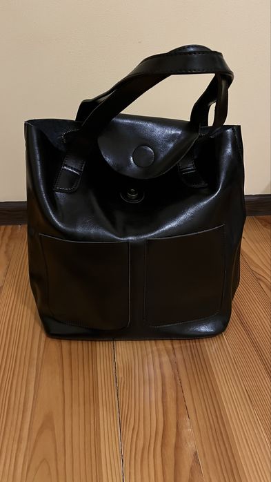 Шкіряна сумка/ шопер