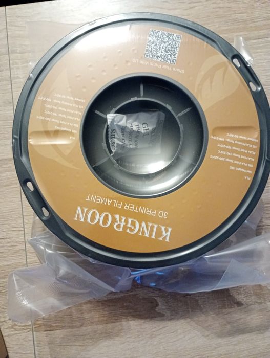 2*Filament Kingroon 3D szary 2 *1kg