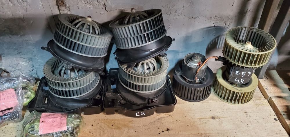 Моторчик печки BMW E65,E53,E82 Вентилятор печки, Ежик, Е65 Е53 Е82