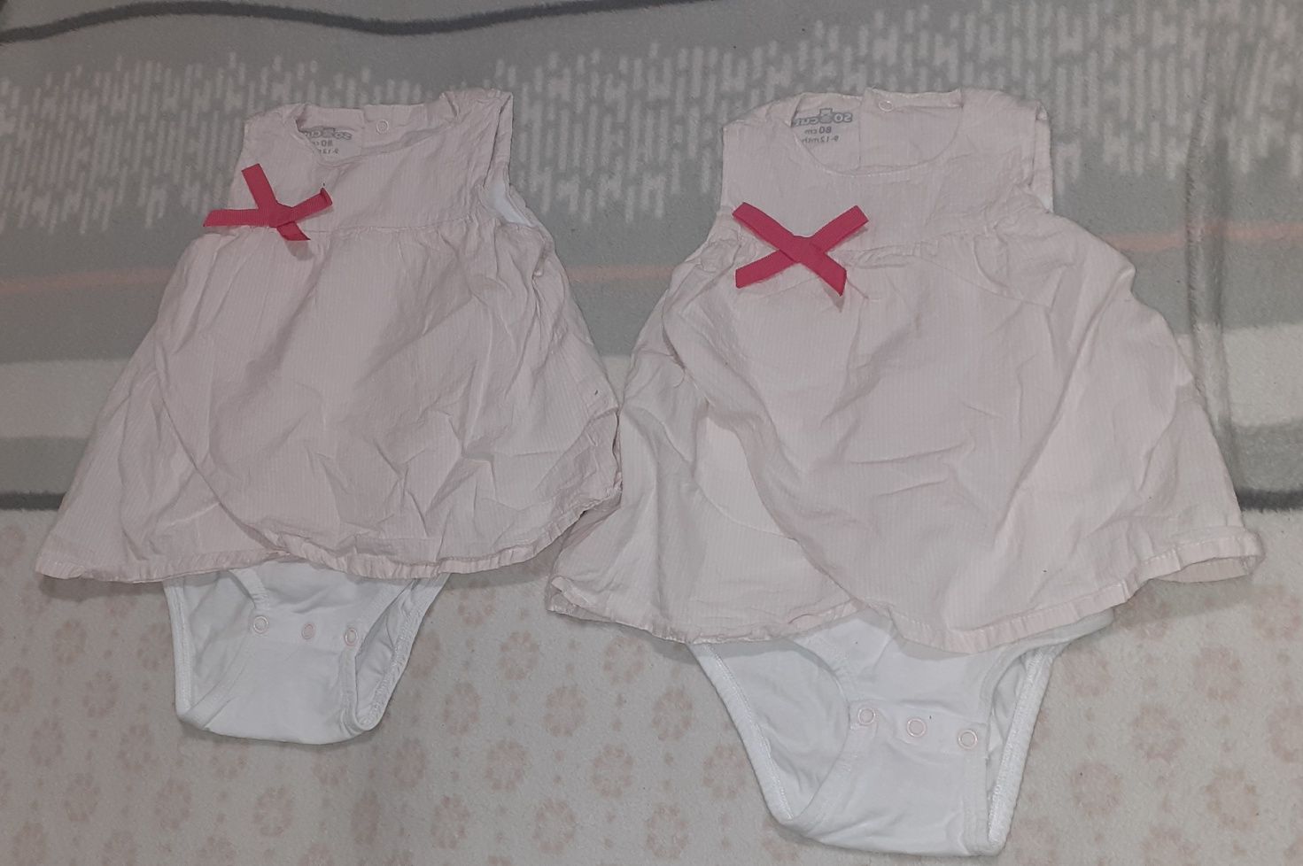 Dla Bliźniaczek nowe bodo-sukienki - ,r 80
