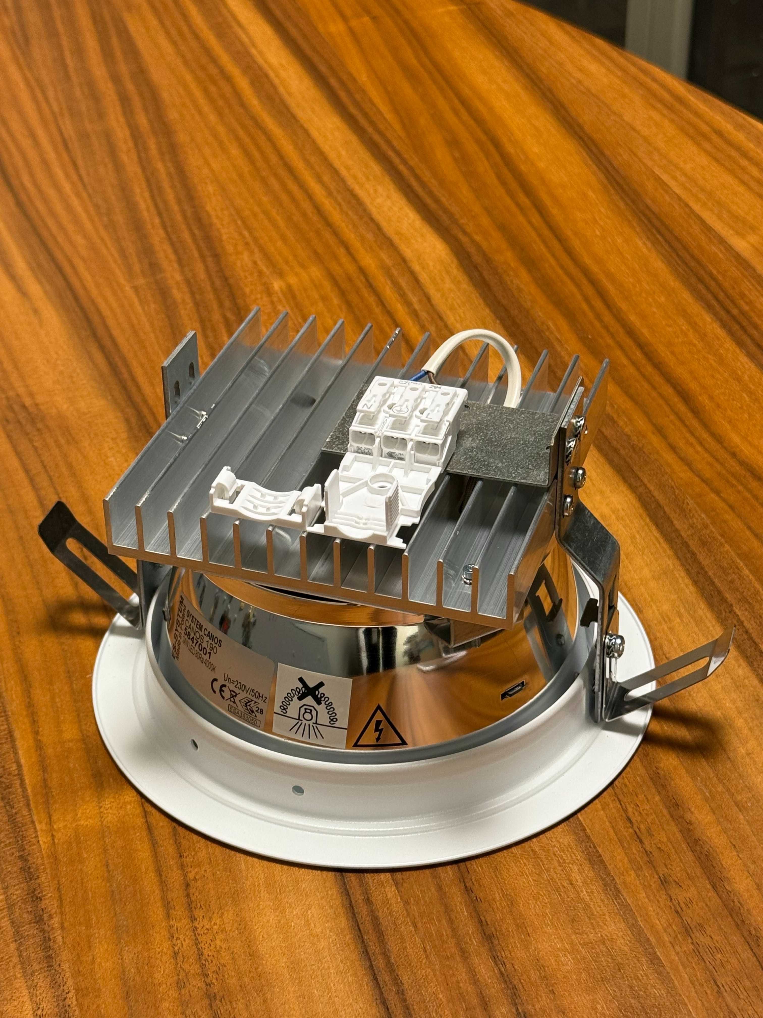 białe lampy system - ES-SYSTEM, CANOS 190, 7 SZT