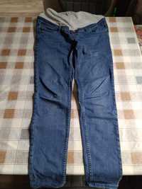 Spodnie ciążowe jeansy granatowe rozmiar M/L Esmera 5 szt gratis