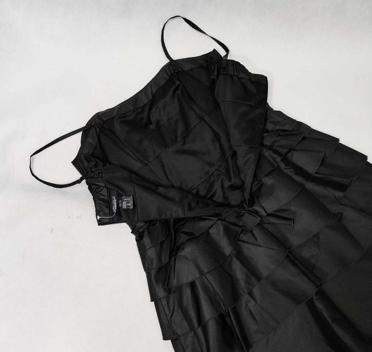 Sukienka gorsetowa koktajlowa weselna czarna 36 S SU0135A SARA KELLY