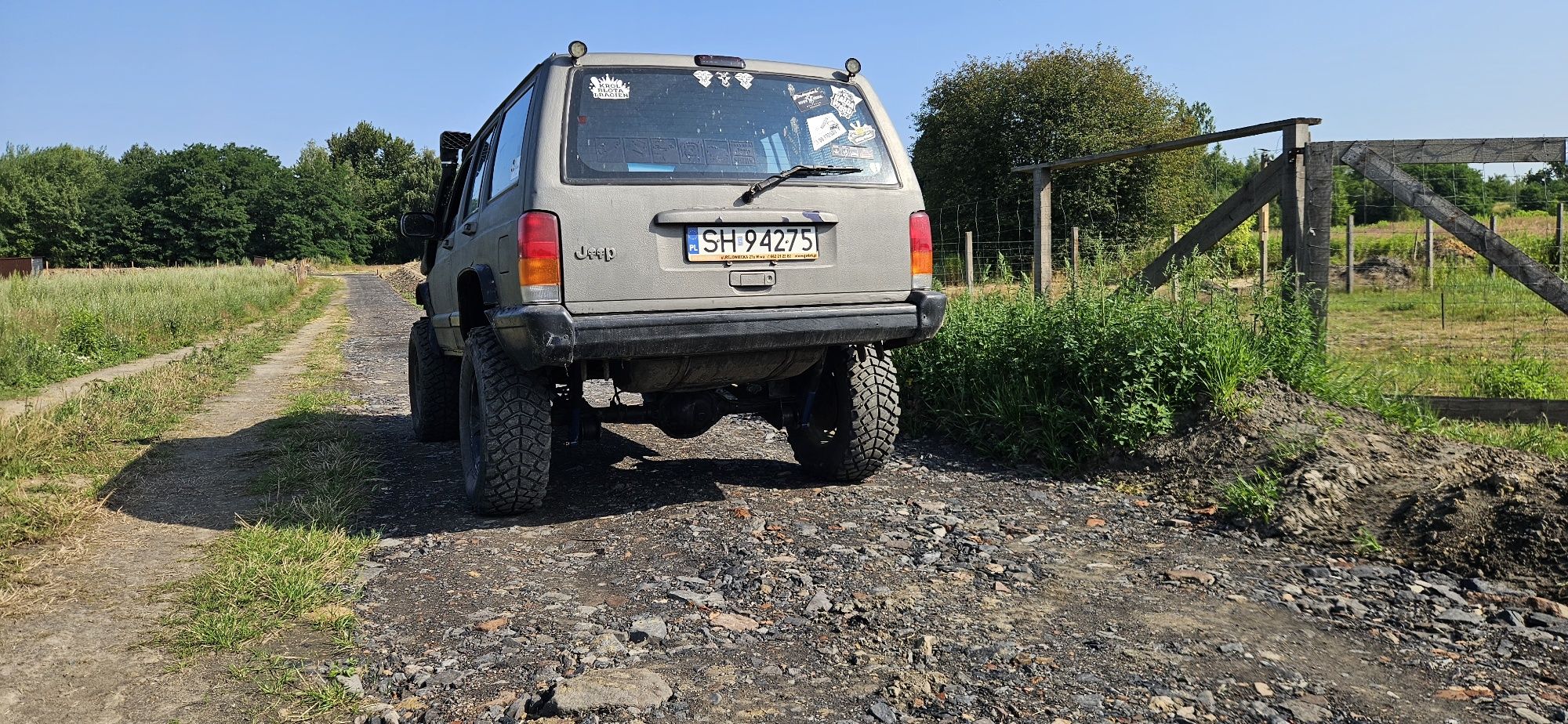 Jeep XJ 4x4, 2x blokada itp w teren