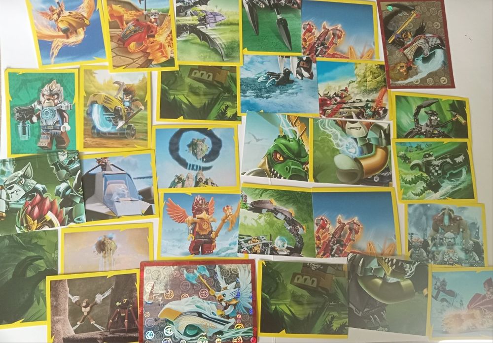 Наліпки  panini лего ніндзяґо, літачки