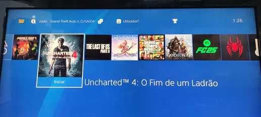 Disco externo 500GB USB 3.0 c/ 8 jogos PS4