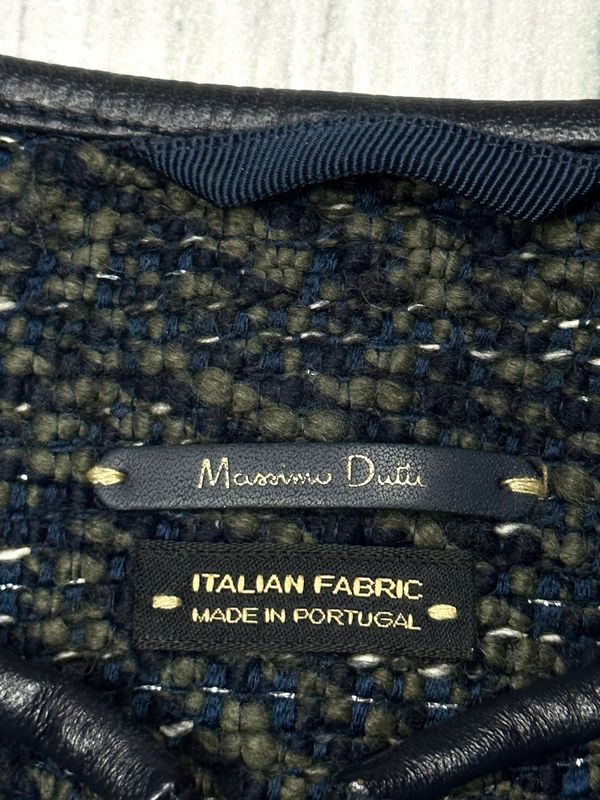 Massimo Dutti Marynarka Żakiet Damska z Pagonami r. 36