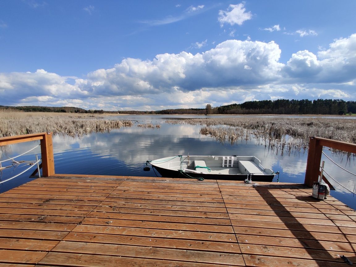 Domek z własnym pomostem - mazury.