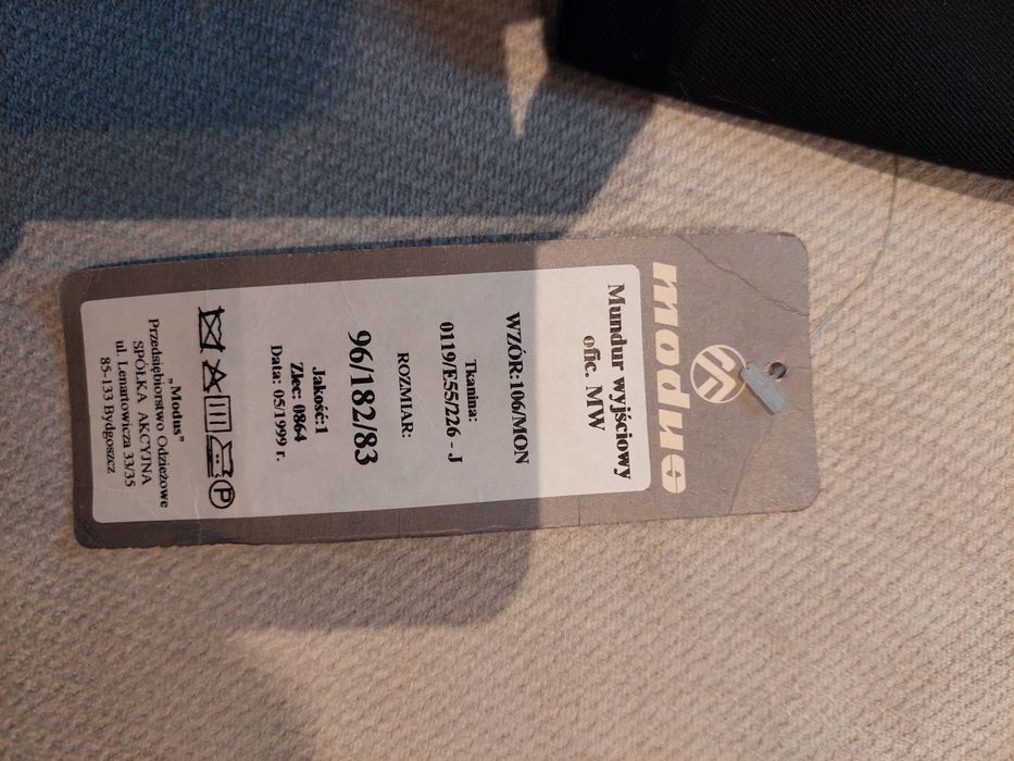 Mundur wyjściowy oficerski MW