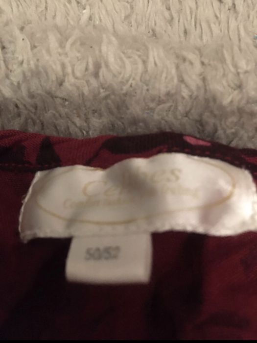 Bluzka damska w czarne róże