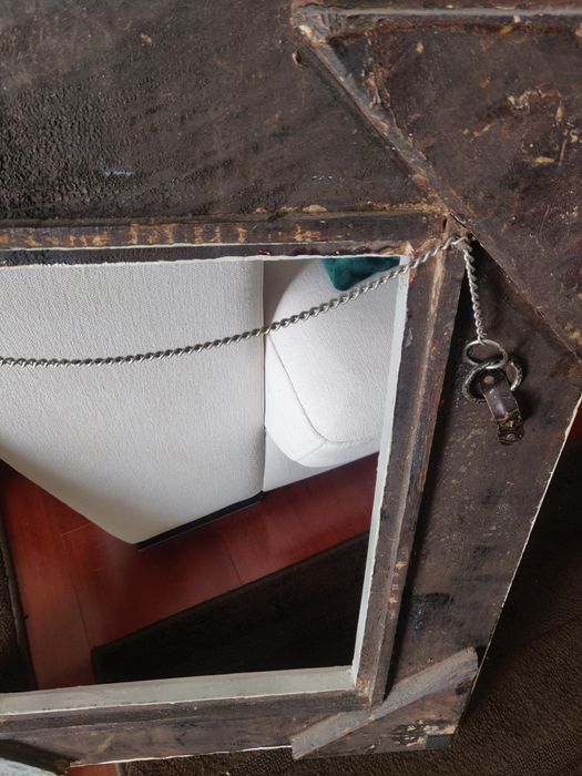 Moldura em Madeira antiga com 69×59 cm