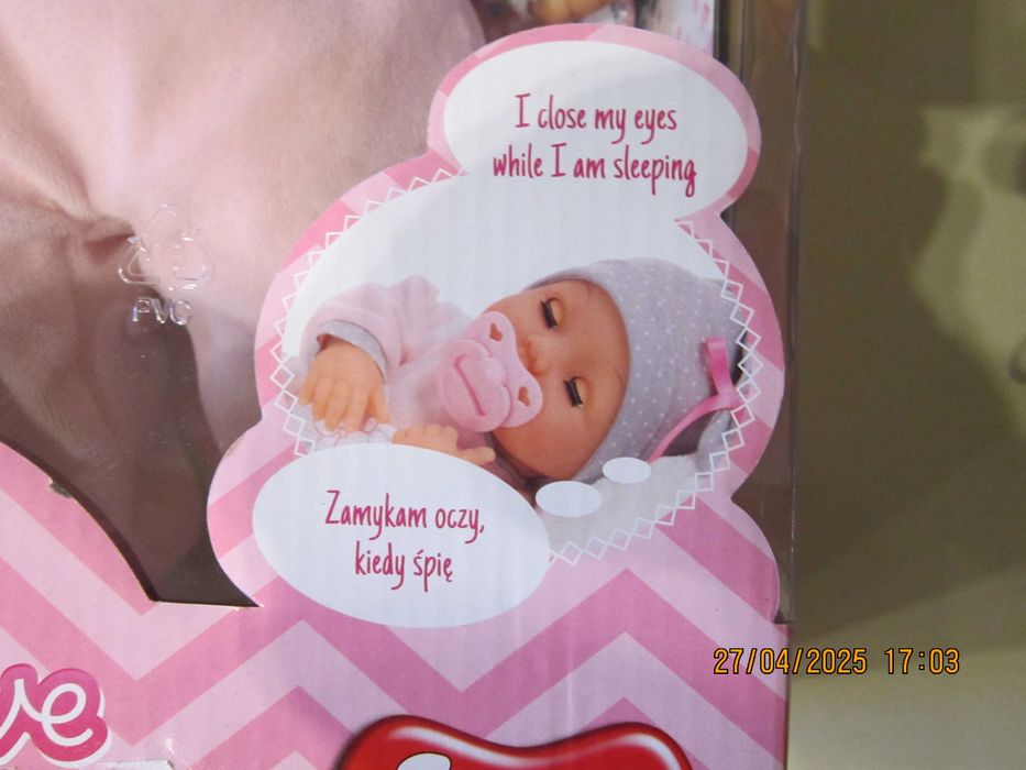 LALKA SMIKI, interaktywna lalka bobas z dźwiękiem