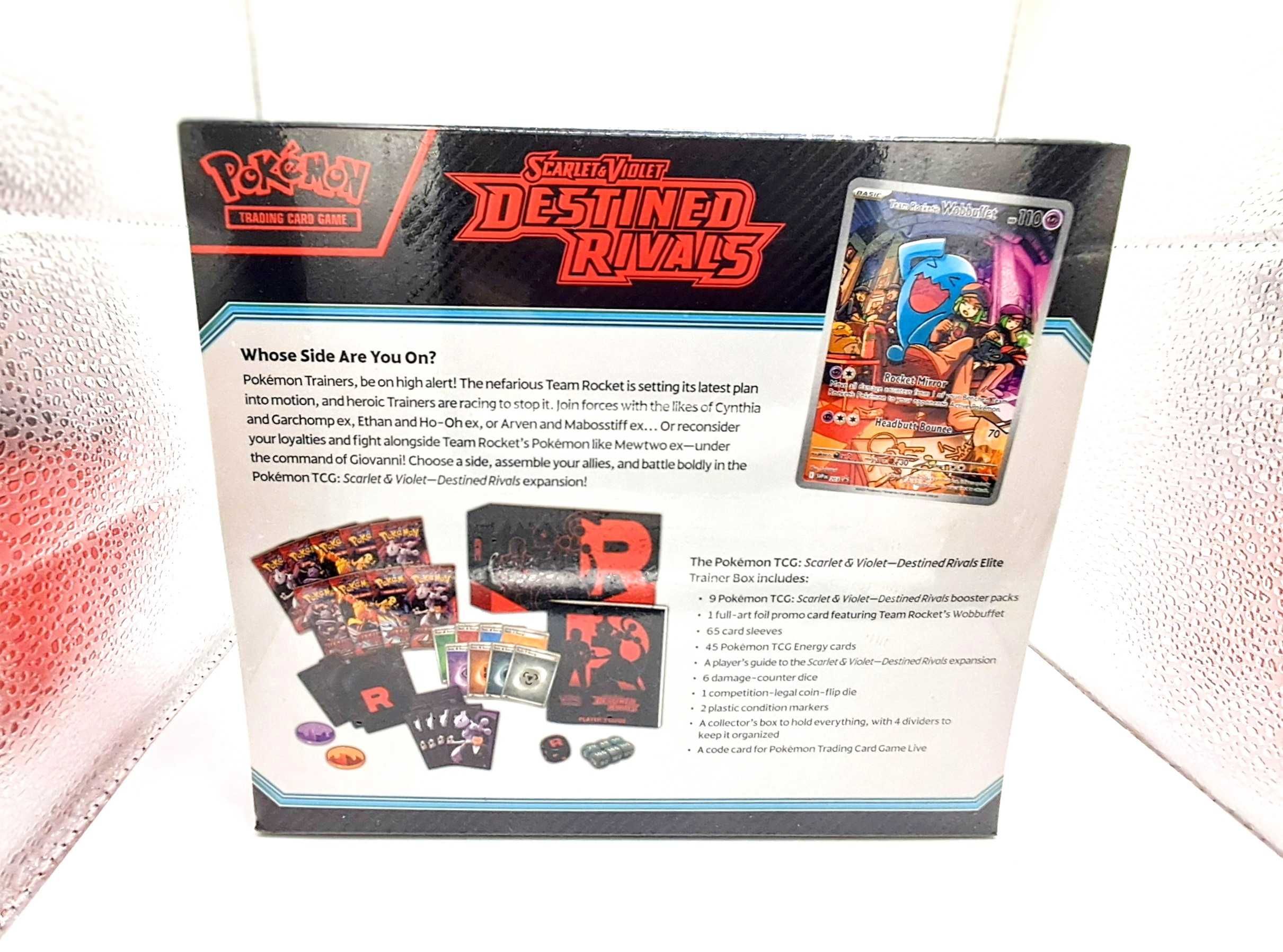 Pokemon Scarlet and Violet Destined Rivals Elite Trainer Box Cards