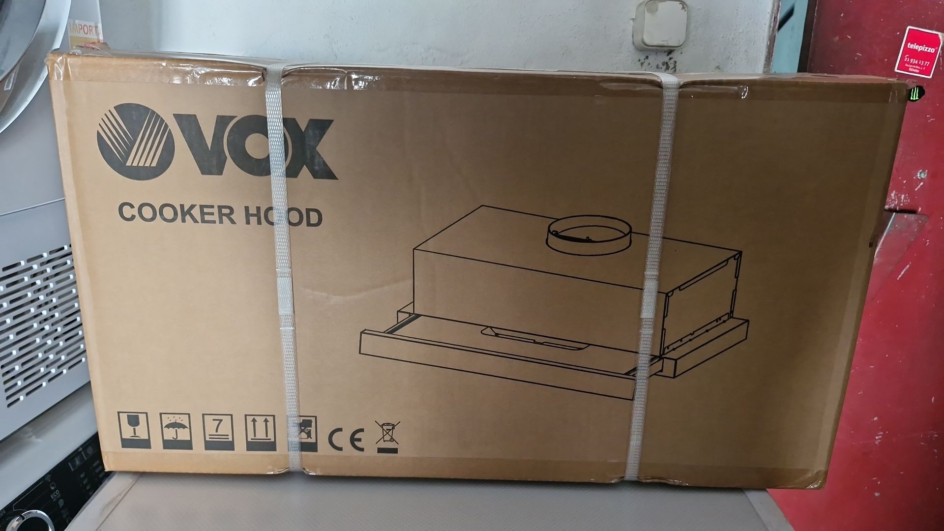 Exaustores teka/vox/jocel/ becken / candyde 50cm /60 cm
