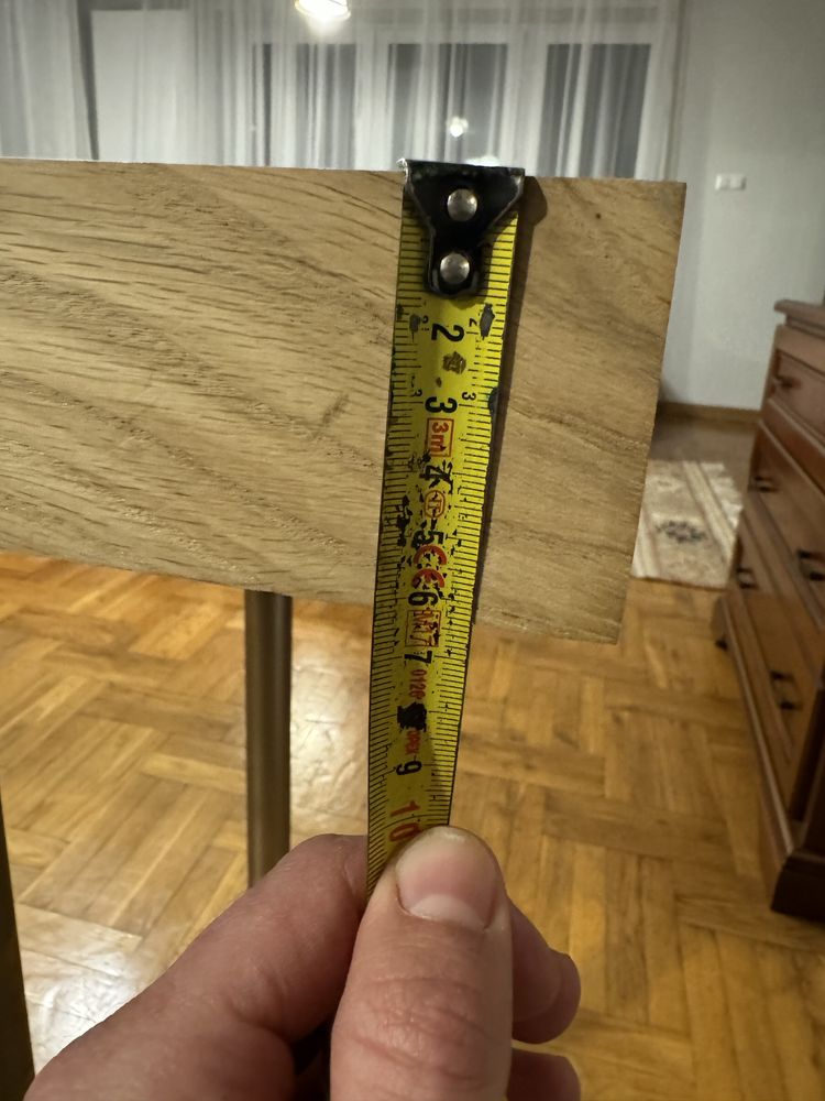 Stół Surowy Blat Debowy 6,5cm