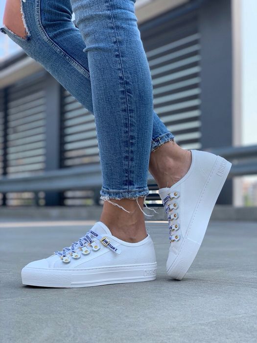 Dior low Biale 36-40 buty trampki tenisowki damskie tenisowki