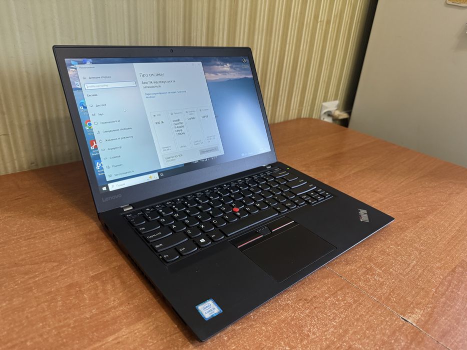 Ноутбук Lenovo ThinkPad T470s core i5 6gen fulhd ips