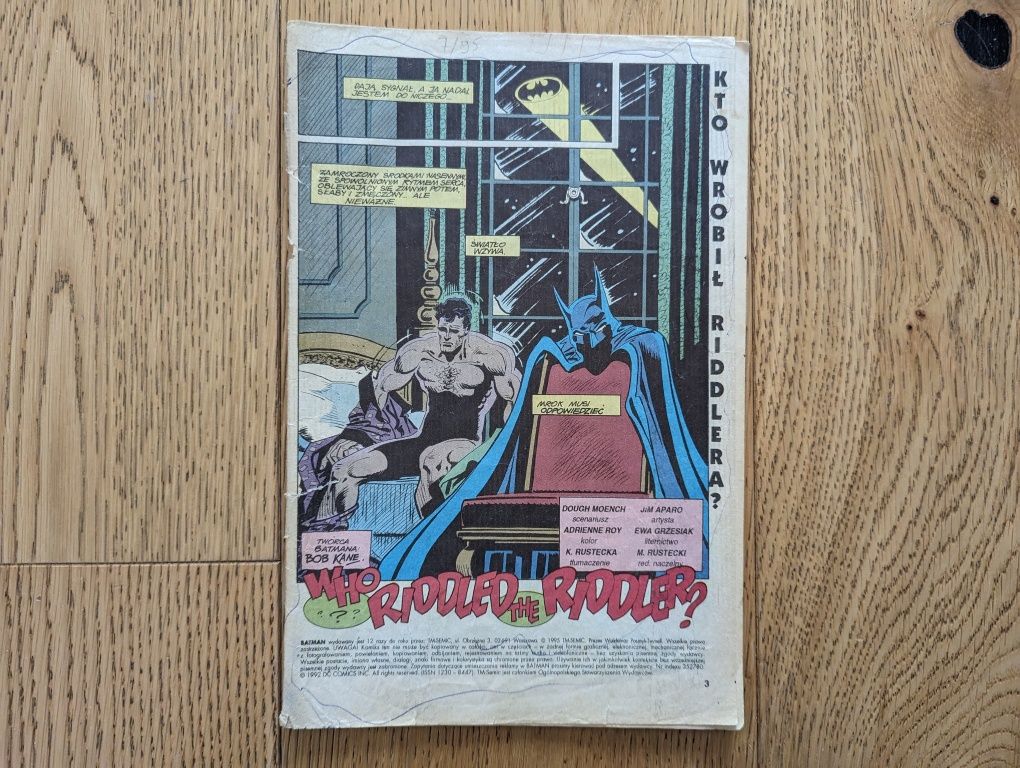 Batman 7/95 TM-SEMIC - Uwolnieni szaleńcy z Arkham!