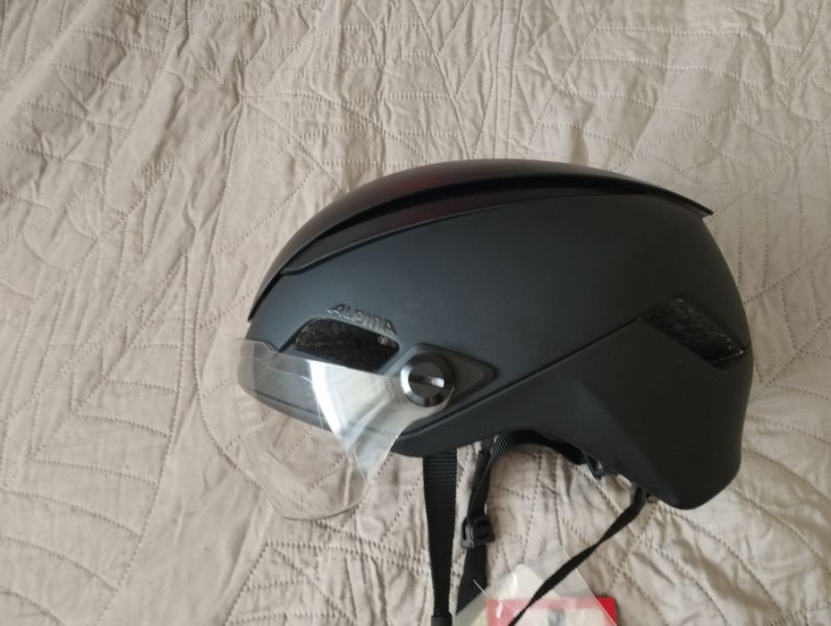 Nowy kask rowerowy Alpina Altona r. M 52-57cm miejski z wizjerem ebike