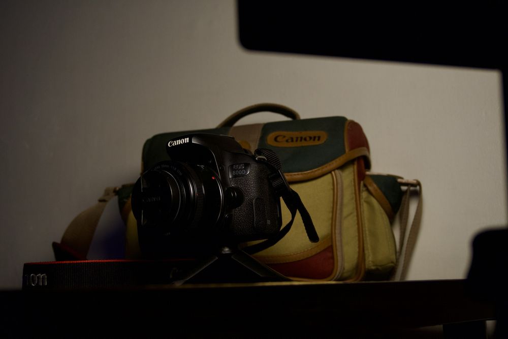 Canon 800D(T7i) + Canon 50mm 1.8 STM + Canon bag