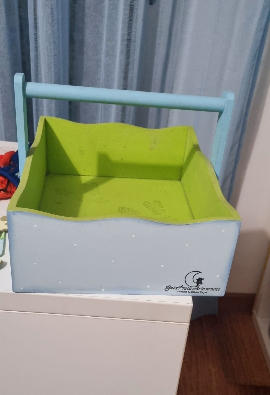 Conjunto Cesto Produtos Bebé e Moldura