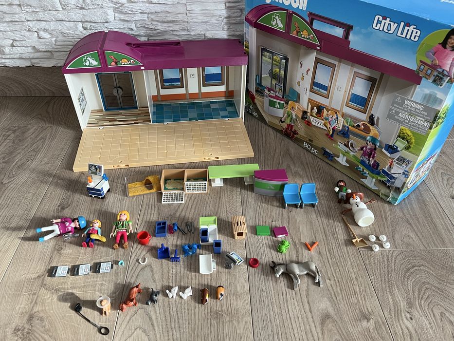 Playmobil 70146 przenośny weterynarz klinika dla zwierząt Spirit 70398