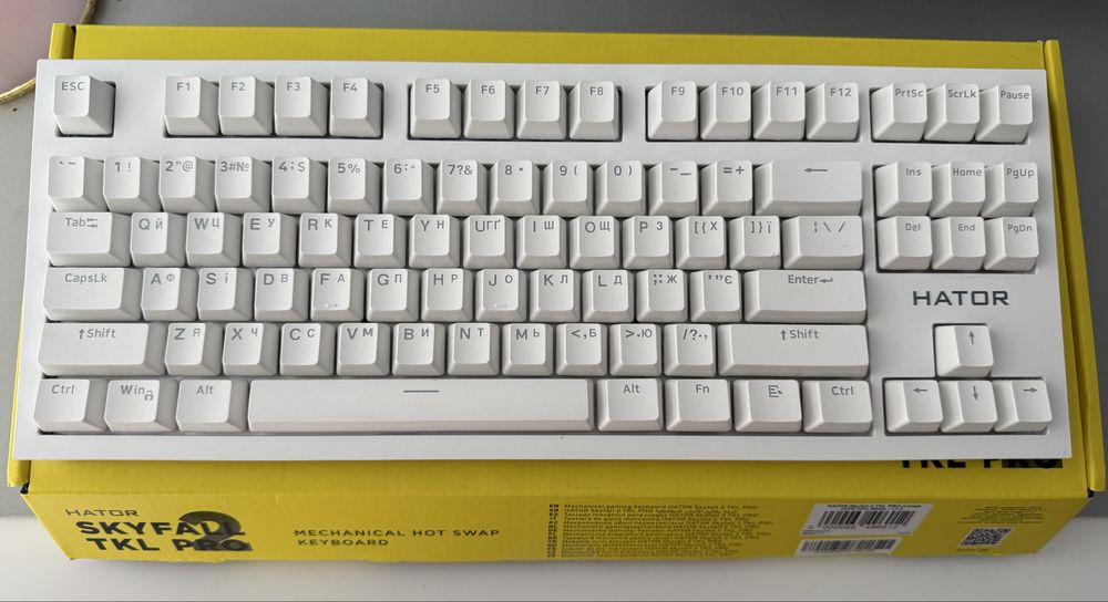 Клавіатура дротова ігрова Hator Skyfall 2 TKL Pro