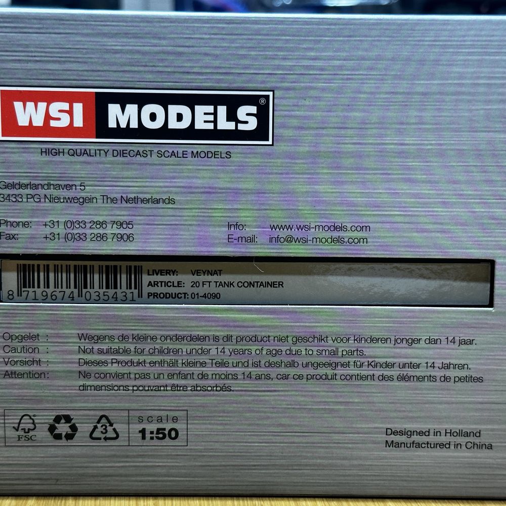 Model WSI 1:50 Kontener