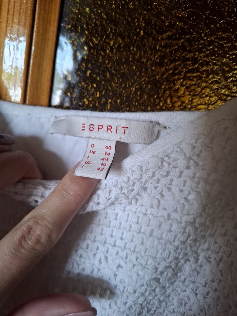 Білий літній сарафан максі esprit