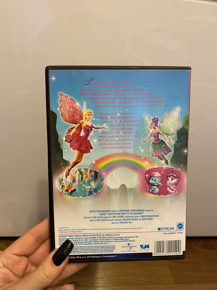 Barbie z wróżkolandii (fairytopia) magia tęczy film vcd
