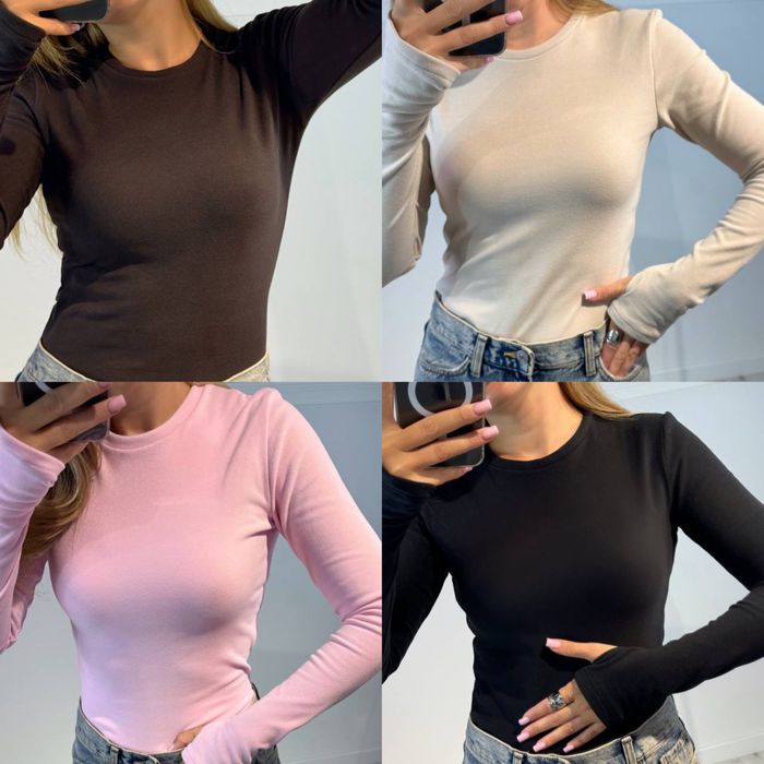 Лонгслів теплий термо з вирізом для пальчика