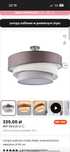 Lampa wiszaca materialowa