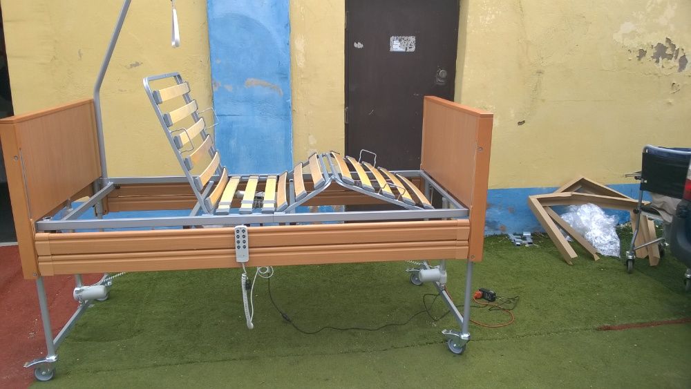 Łóżko rehabilitacyjne elektryczne Elbur PB 331.Szybka dostawa i montaż