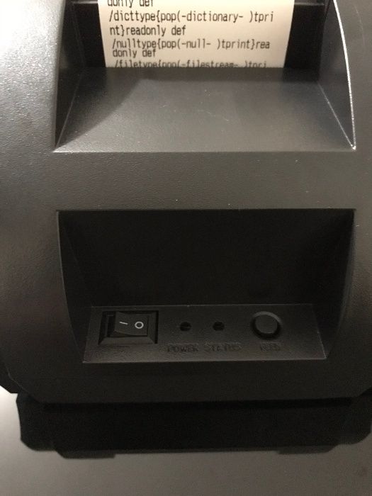 Impressora térmica para POS ou para PC USB Nova 60mm Compatível QRCode