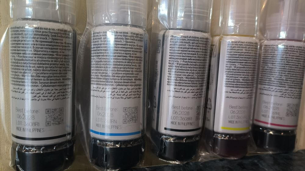 Набір 5 шт. оригинальных чорнил Epson 103 (SET103E)